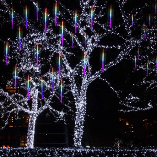 Vonkajšie LED osvetlenie Cencúle, multicolor, 210 cm