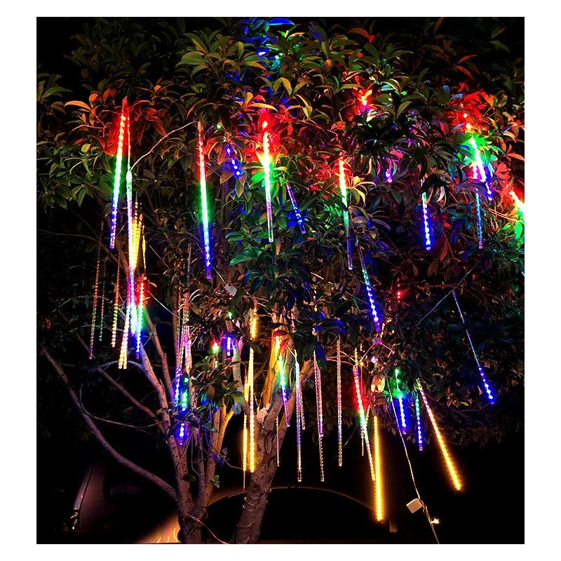 Vonkajšie LED osvetlenie Cencúle, multicolor, 210 cm