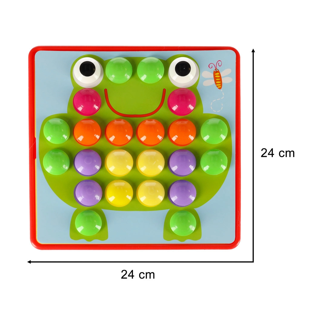 Vzdělávací mozaiková stavebnice Button Nail, 57 ks