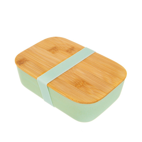 Bambusový desiatový box - mätovo zelený