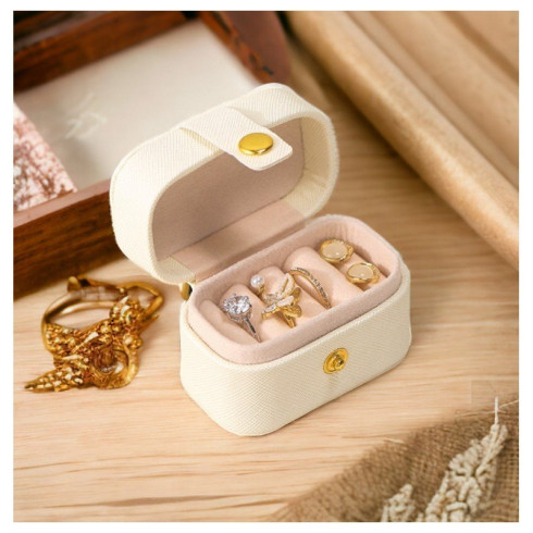 Cestovní mini šperkovnice na náušnice a šperky