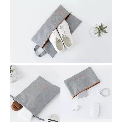 Cestovné organizéry - sada 7 ks šedá