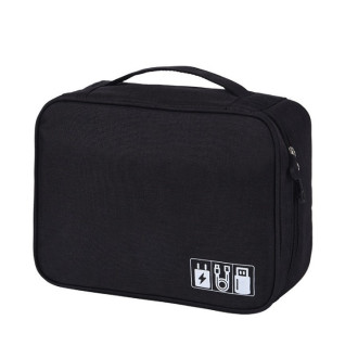 Cestovný organizér na elektroniku - čierny