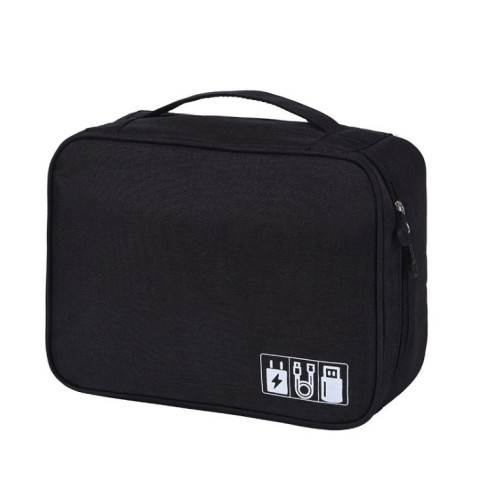 Cestovný organizér na elektroniku - čierny