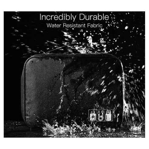 Cestovný organizér na elektroniku - čierny