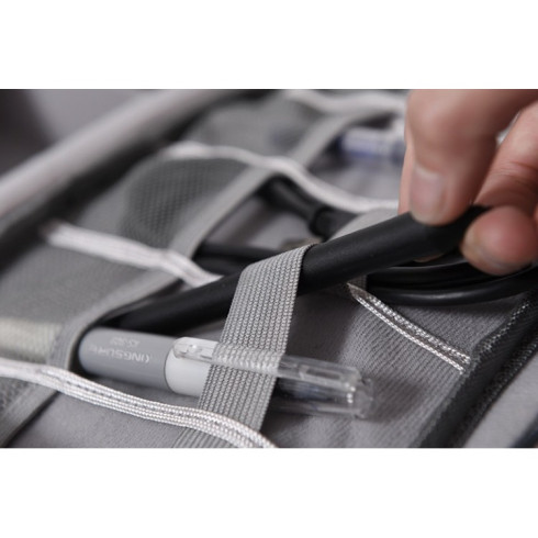 Cestovný organizér na elektroniku - čierny