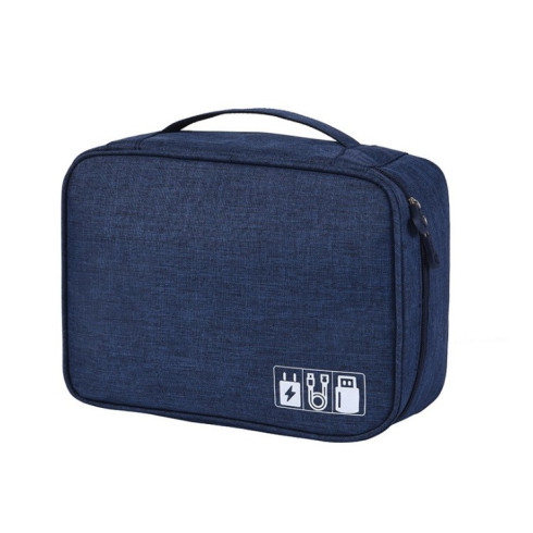 Cestovní organizér na elektroniku - modrý