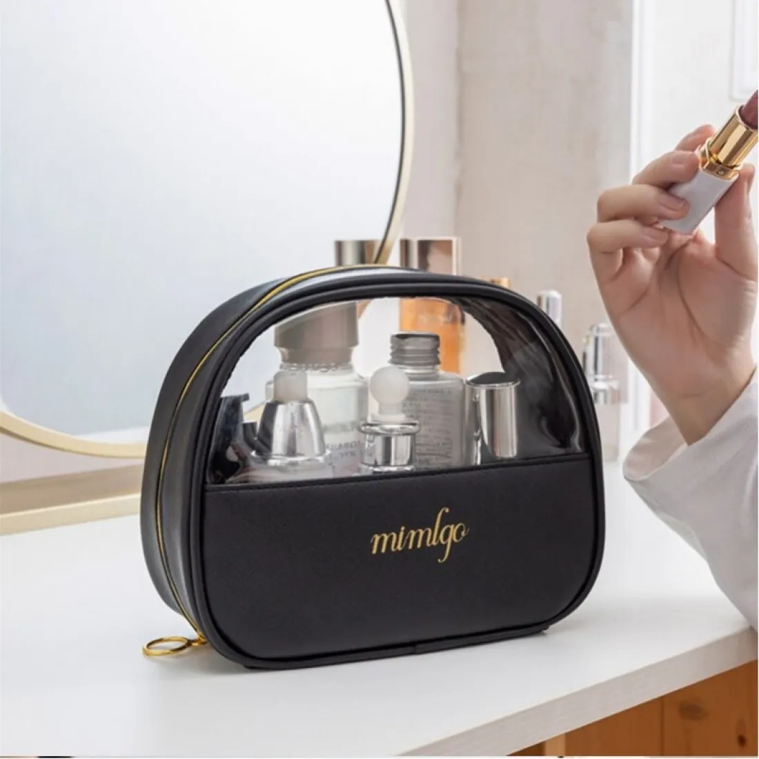 Cestovní organizér na kosmetiku, černý