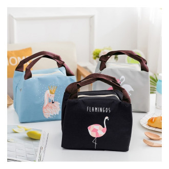 Chladiaca termotaška na potraviny - Lunch Box, ružová