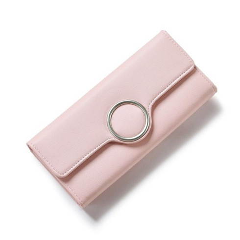 Dámská elegantní růžová peněženka - 18,9 cm