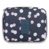 Dámská kosmetická taška - modrá s květinami