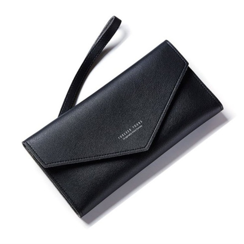 Dámska módna peňaženka - 20,7cm čierna