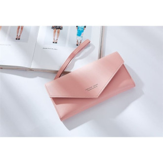 Dámska módna peňaženka - 20,7cm ružová