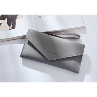 Dámska módna peňaženka - 20,7cm šedá