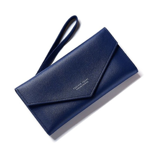 Dámská módní peněženka - 20,7cm tmavě modrá