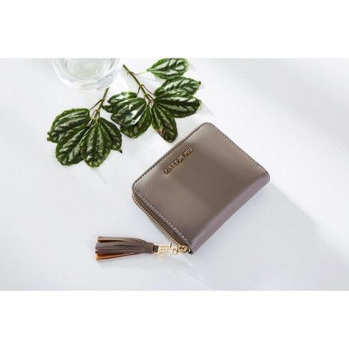 Dámska peňaženka - 11,5 cm hnedá