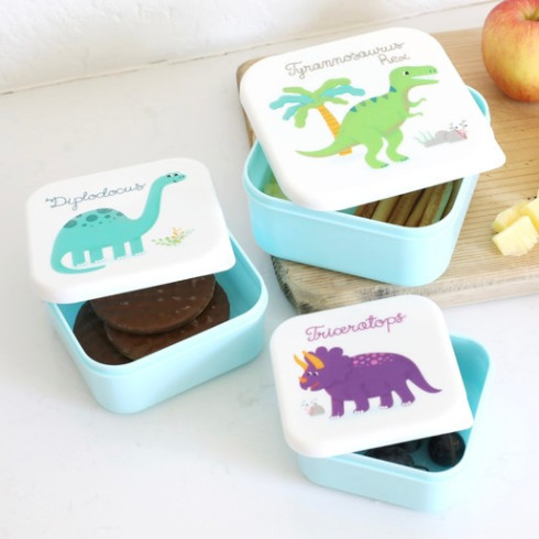 Desiatový box s dinosaurami - 3ks Desiatový box s dinosaurami - 3ks