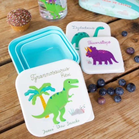 Desiatový box s dinosaurami - 3ks Desiatový box s dinosaurami - 3ks