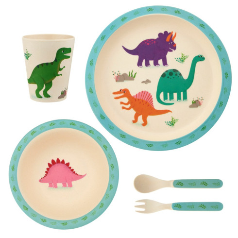 Dětská jídelní souprava s dinosaury
