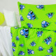 Detské posteľné obliečky - motív traktor - zelené 130 x 90 cm