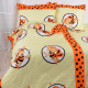 Detské posteľné obliečky včielky - oranžové 130 x 90 cm