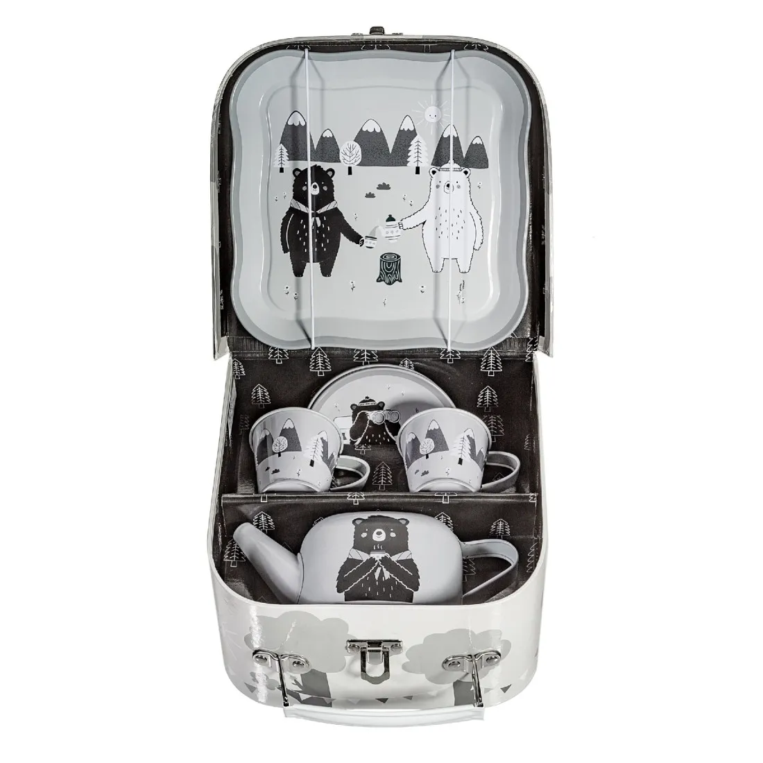 Dětská čajová souprava v kufru Bear Adventure