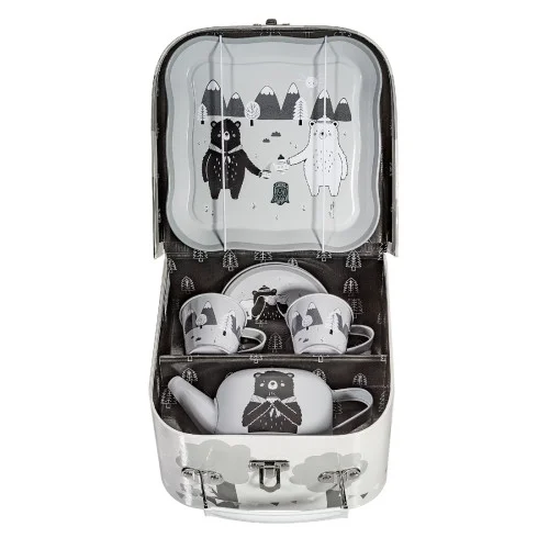 Detský čajový set v kufríku Bear Adventure