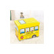 Dětský úložný box - taburetka v podobě školního autobusu