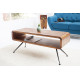 Dizajnový drevený stolík Alpha sheesham - 100cm 