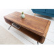 Designový dřevěný stolek Alpha sheesham - 100cm