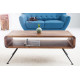 Designový dřevěný stolek Alpha sheesham - 100cm