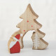 Dřevěná vánoční dekorace 13 cm
