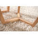 Dřevěný konferenční stolek Scandinavia - set 2 ks bílý