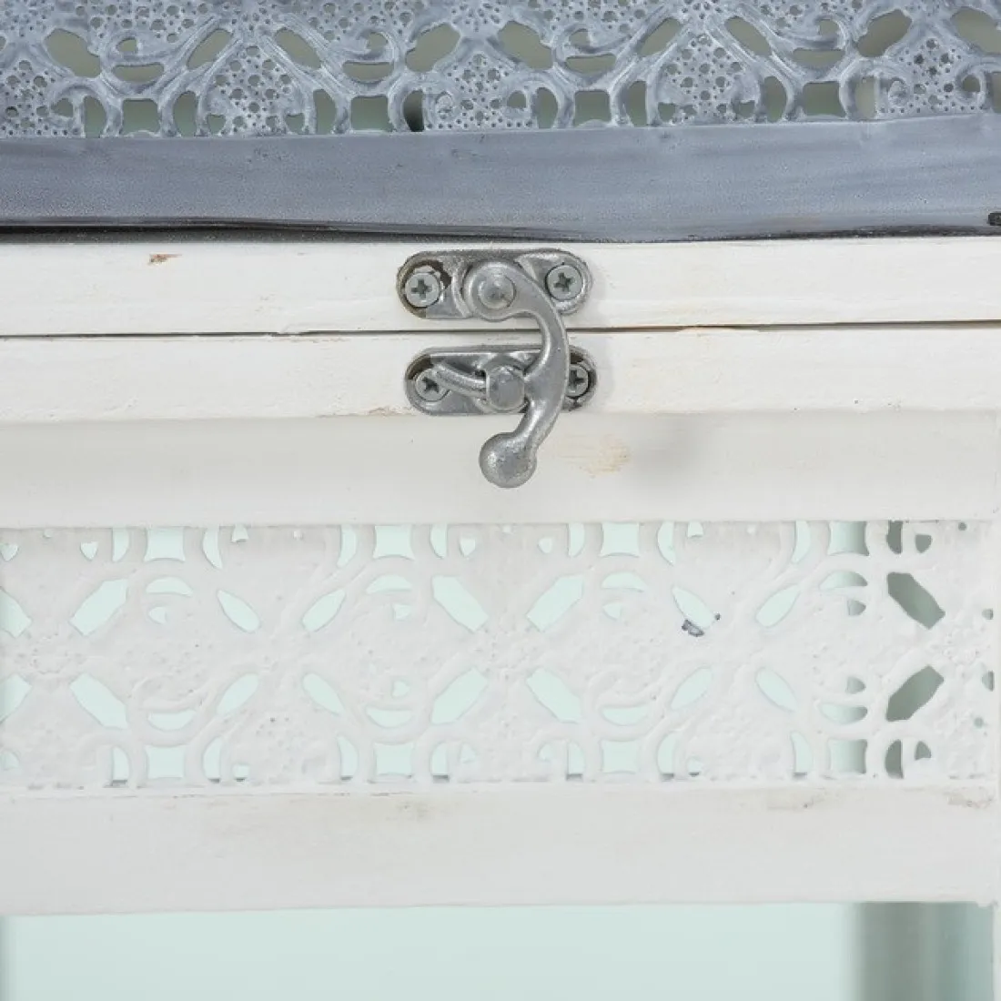 Drevený lampáš Janine 80 cm - väčší