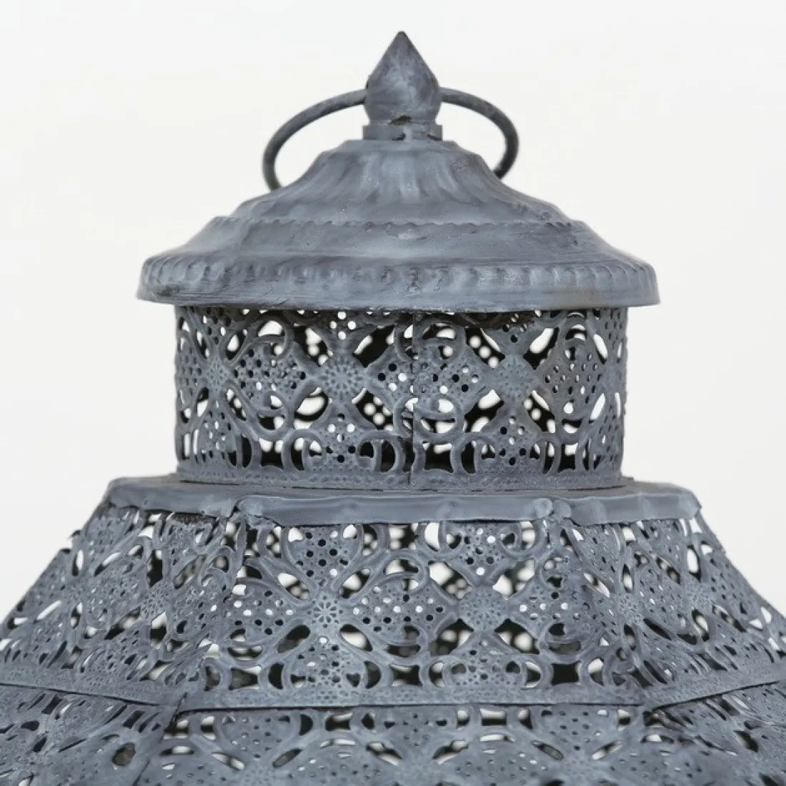 Drevený lampáš Janine 80 cm - väčší