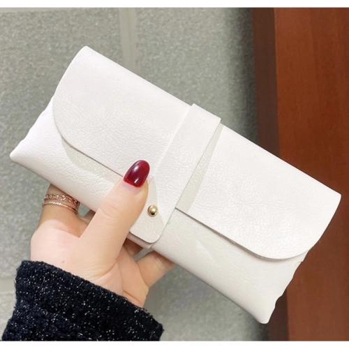 Elegantné puzdro na okuliare, biele