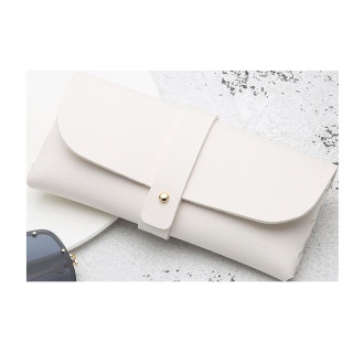 Elegantné puzdro na okuliare, biele