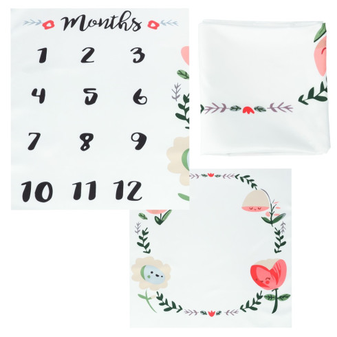 Fotopodložka na fotenie pre bábätká - kvety