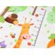 Hrací pěnová podložka pro děti 180x180 cm - žirafa