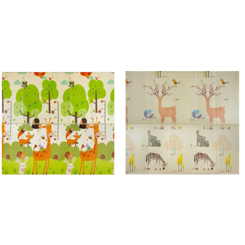 Hracia penová podložka pre deti 180x200 cm - žirafa