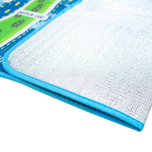 Hracia penová termo podložka - Mesto 160 cm