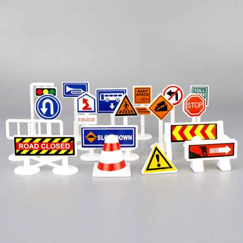 Hracia podložka - mesto s dopravnými značkami, 130 cm