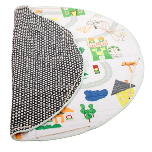 Hracia podložka s taškou na hračky 144cm