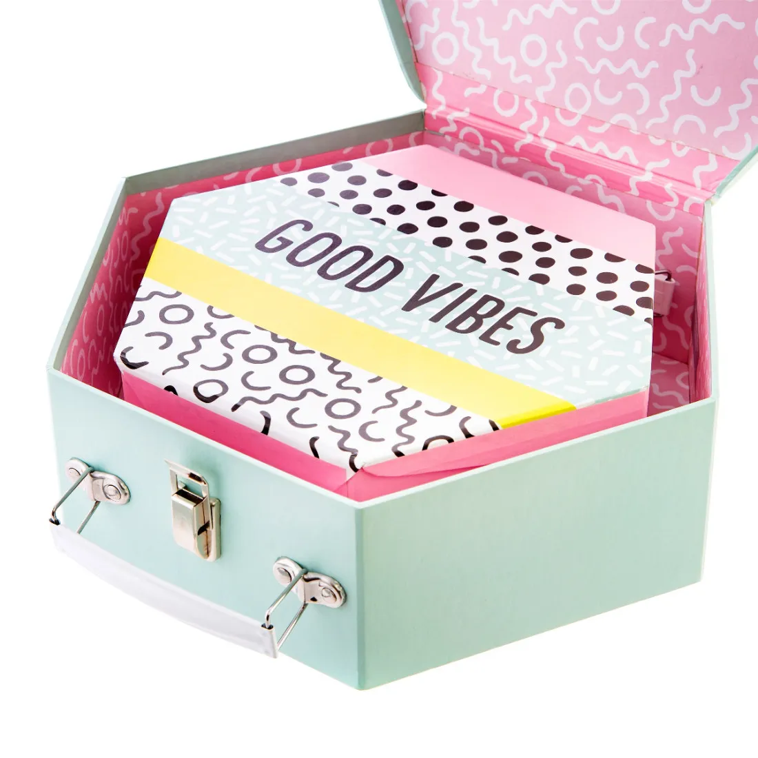 Kartónový kufrík GOOD VIBES - menší