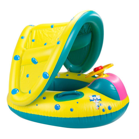 Koleso na plávanie so strieškou pre bábätká 65x73 cm 40kg