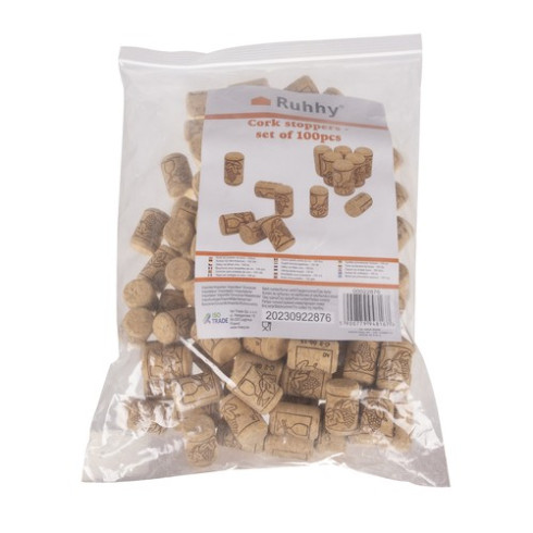 Korkové zátky na víno - 100ks