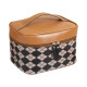 Kozmetická taška - kufrík, hnedý