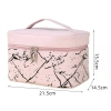 Kosmetická rozkládací taška - kufřík, růžový mramor