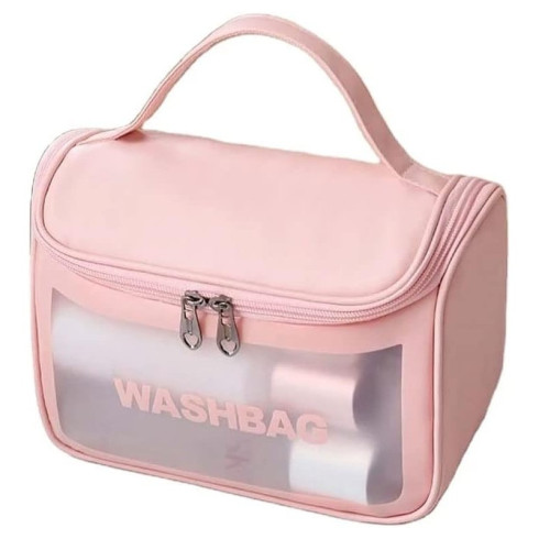 Kosmetická skládací taška WashBag - růžová