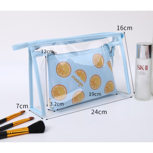 Kozmetická taška 2v1 - modrá Orange